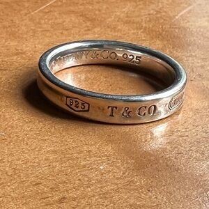 Authentic 1837 Tiffany Silver Ring